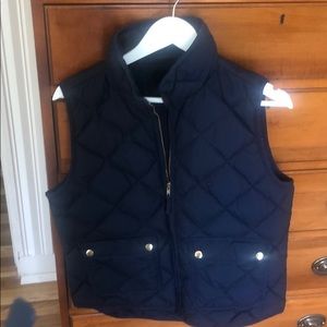 J Crew puffer vest.